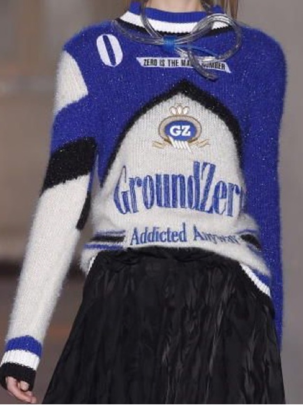 NWOT GROUND ZERO Mohair Addicted Anyway Sweater